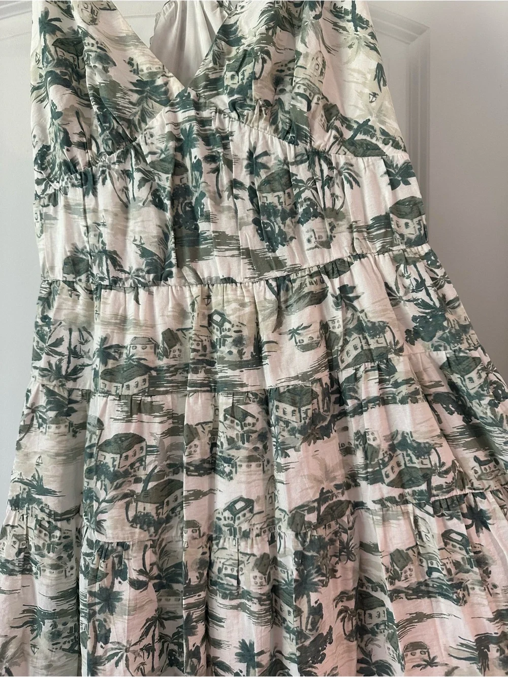 Abercrombie & Fitch Tropical Toile Maxi Dress